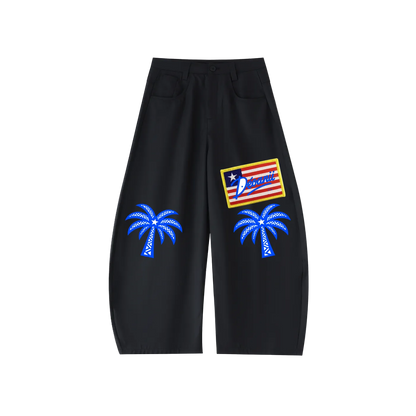 Providence Palm Barrel Pants